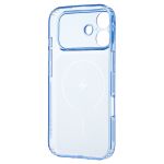 Чехол для Apple iPhone 17 силиконовый с закрытой камерой <синий>