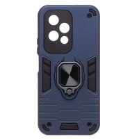Чехол для Huawei Honor 200 Lite (LLY-NX1) силиконовый противоударный с кольцом <синий> ― Оптовый PromiseMobile
