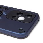 Чехол для Huawei Honor 200 Lite (LLY-NX1) силиконовый противоударный с кольцом <синий>