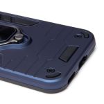 Чехол для Huawei Honor 200 Lite (LLY-NX1) силиконовый противоударный с кольцом <синий>