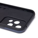 Чехол для Huawei Honor 200 Lite (LLY-NX1) силиконовый противоударный с кольцом <синий>