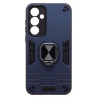 Чехол для Samsung SM-A356E (Galaxy A35 5G) силиконовый противоударный с кольцом <синий> ― Оптовый PromiseMobile