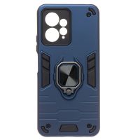 Чехол для Xiaomi Redmi Note 12 (23021RAA2Y) силиконовый противоударный с кольцом <синий> ― Оптовый PromiseMobile