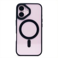 Чехол для Apple iPhone 16 пластиковый MagSafe <черный> ― Оптовый PromiseMobile