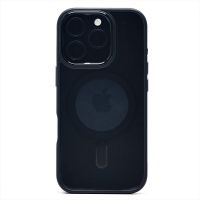 Чехол для Apple iPhone 16 Pro пластиковый MagSafe <черный> ― Оптовый PromiseMobile