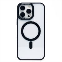 Чехол для Apple iPhone 16 Pro Max пластиковый MagSafe <черный> ― Оптовый PromiseMobile