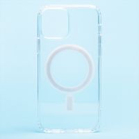 Чехол для Apple iPhone 12 Pro Max силиконовый MagSafe (анимация работает) <прозрачный> ― Оптовый PromiseMobile