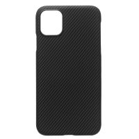 Чехол для Apple iPhone 11 пластиковый MagSafe POSH KEVLAR <черный> ― Оптовый PromiseMobile