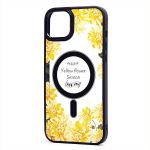 Чехол для Apple iPhone 14 Plus силиконовый MagSafe (рис. 1) <черный>