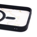 Чехол для Apple iPhone 14 Plus силиконовый MagSafe (рис. 1) <черный>