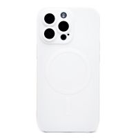 Чехол для Apple iPhone 13 Pro силиконовый Matte MagSafe <белый> ― Оптовый PromiseMobile