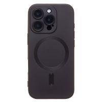 Чехол для Apple iPhone 16 Pro силиконовый Matte MagSafe <черный> ― Оптовый PromiseMobile