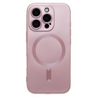 Чехол для Apple iPhone 16 Pro силиконовый Matte MagSafe <светло-розовый> ― Оптовый PromiseMobile