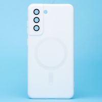Чехол для Samsung SM-G990B (Galaxy S21 FE) силиконовый Matte MagSafe <белый> ― Оптовый PromiseMobile