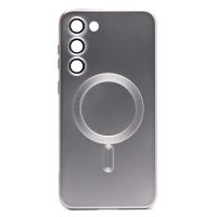 Чехол для Samsung SM-S916B (Galaxy S23 Plus) силиконовый Matte MagSafe <серебристый> ― Оптовый PromiseMobile