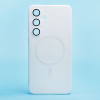 Чехол для Samsung SM-S926B (Galaxy S24 Plus) силиконовый Matte MagSafe <белый> ― Оптовый PromiseMobile