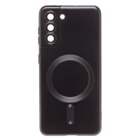 Чехол для Samsung SM-G991B (Galaxy S21) силиконовый Matte MagSafe <черный> ― Оптовый PromiseMobile