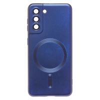 Чехол для Samsung SM-G991B (Galaxy S21) силиконовый Matte MagSafe <темно-синий> ― Оптовый PromiseMobile