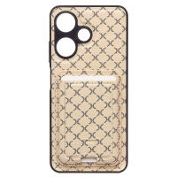 Чехол для Infinix Hot 30i (X669D) силиконовый с картхолдером №8 <белый> ― Оптовый PromiseMobile