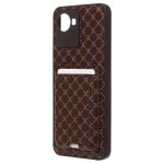 Чехол для Realme C30 (RMX3581), Narzo 50i Prime (RMX3506) силиконовый с картхолдером №8 <коричневый>