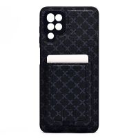 Чехол для Samsung SM-A125F (Galaxy A12), A127F (Galaxy A12 Nacho) силиконовый с картхолдером №8 <черный> ― Оптовый PromiseMobile