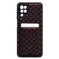 Чехол для Samsung SM-A125F (Galaxy A12), A127F (Galaxy A12 Nacho) силиконовый с картхолдером №8 <коричневый> ― Оптовый PromiseMobile