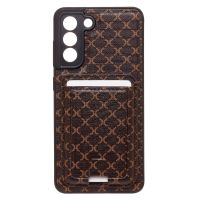 Чехол для Samsung SM-G990B (Galaxy S21 FE) силиконовый с картхолдером №8 <коричневый> ― Оптовый PromiseMobile