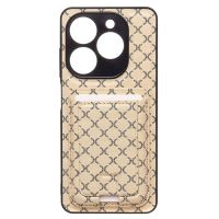 Чехол для Infinix Smart 8 (X6525), 8 Pro (X6525B), Tecno Spark 20 (KJ5), 20C (BG7n) силиконовый с картхолдером №8 <белый> ― Оптовый PromiseMobile