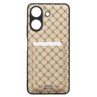 Чехол для Xiaomi Redmi 13C (23108RN04Y) силиконовый с картхолдером №8 <белый> ― Оптовый PromiseMobile