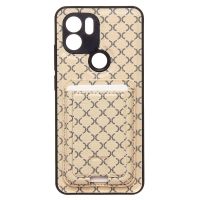 Чехол для Xiaomi Redmi A1 (220733SG), A1+ (220733SFG), Poco C50 силиконовый с картхолдером №8 <белый> ― Оптовый PromiseMobile