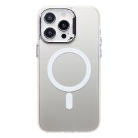 Чехол для Apple iPhone 14 Pro Max силиконовый MagSafe №5 <белый> ― Оптовый PromiseMobile