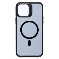 Чехол для Apple iPhone 12 Pro Max силиконовый MagSafe №6 <черный> ― Оптовый PromiseMobile