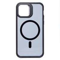 Чехол для Apple iPhone 12, iPhone 12 Pro силиконовый MagSafe №6 <черный> ― Оптовый PromiseMobile