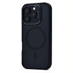 Чехол для Apple iPhone 16 Pro силиконовый MagSafe №6 <черный>