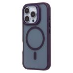 Чехол для Apple iPhone 16 Pro силиконовый MagSafe №6 <темно-фиолетовый>