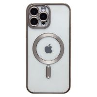 Чехол для Apple iPhone 13 Pro Max силиконовый MagSafe №7 <титановый> ― Оптовый PromiseMobile