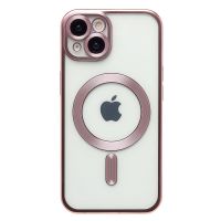 Чехол для Apple iPhone 14 силиконовый MagSafe №7 <розовый> ― Оптовый PromiseMobile