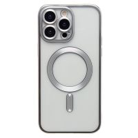 Чехол для Apple iPhone 14 Pro Max силиконовый MagSafe №7 <серебристый> ― Оптовый PromiseMobile