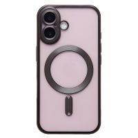 Чехол для Apple iPhone 16 силиконовый MagSafe №7 <черный> ― Оптовый PromiseMobile