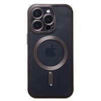 Чехол для Apple iPhone 16 Pro силиконовый MagSafe №7 <черный> ― Оптовый PromiseMobile