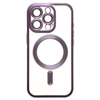 Чехол для Apple iPhone 16 Pro силиконовый MagSafe №7 <темно-фиолетовый> ― Оптовый PromiseMobile