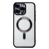 Чехол для Apple iPhone 16 Pro Max силиконовый MagSafe №7 <черный> ― Оптовый PromiseMobile