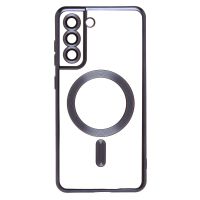 Чехол для Samsung SM-G990B (Galaxy S21 FE) силиконовый MagSafe №7 <синий титан> ― Оптовый PromiseMobile