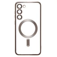 Чехол для Samsung SM-S916B (Galaxy S23 Plus) силиконовый MagSafe №7 <титановый> ― Оптовый PromiseMobile