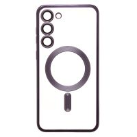 Чехол для Samsung SM-S911B (Galaxy S23) силиконовый MagSafe №7 <темно-фиолетовый> ― Оптовый PromiseMobile