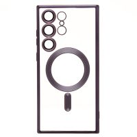 Чехол для Samsung SM-S918B (Galaxy S23 Ultra) силиконовый MagSafe №7 <темно-фиолетовый> ― Оптовый PromiseMobile