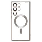 Чехол для Samsung SM-S918B (Galaxy S23 Ultra) силиконовый MagSafe №7 <серебристый>