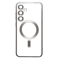 Чехол для Samsung SM-S721B (Galaxy S24 FE) силиконовый MagSafe №7 <серебристый> ― Оптовый PromiseMobile