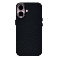 Чехол для Apple iPhone 16 силиконовый Carbon MagSafe <черный> ― Оптовый PromiseMobile