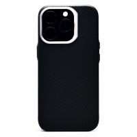 Чехол для Apple iPhone 16 Pro силиконовый Carbon MagSafe <черный> ― Оптовый PromiseMobile